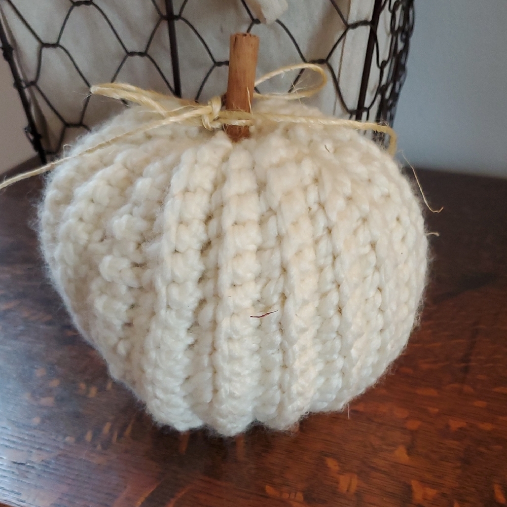 Cozy Crochet Pumpkin Decor